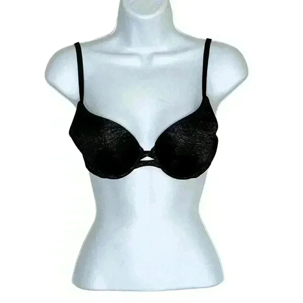 Victorias Secret Perfect Shape bra 34B underwired heather black